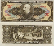 Billets Collection Bresil Pk N° 176 - 5 Cruzeiros - Brazilië