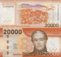 Billet De Banque Collection Chili - PK N° 165 - 20 000 Pesos - Chile