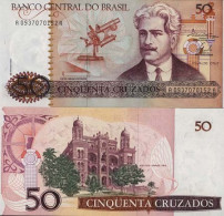 Billets Banque Bresil Pk N° 210 - 50 Cruzados - Brasile