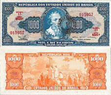 Billet De Banque Collection Bresil - PK N° 187B - 1 000 Cruzeiros - Brazilië