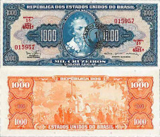 Billet De Banque Collection Bresil - PK N° 187B - 1 000 Cruzeiros - Brasile