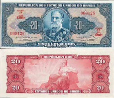 Billet De Banque Collection Bresil - PK N° 168 - 20 Cruzeiros - Brasile