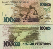 Billets Collection Bresil Pk N° 235 - 100000 Cruzados - Brasilien