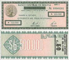 Billet De Banque Collection Bolivie - PK N° 198 - 500 000 Bolivianos - Bolivia