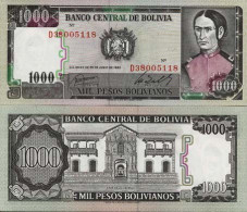 Billets Collection Bolivie Pk N° 167 - 1000 Pesos - Bolivien