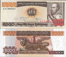 Billet De Banque Collection Bolivie - PK N° 168 - 5000 Pesos - Bolivië