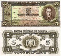 Billet De Banque Collection Bolivie - PK N° 138 - 5 Bolivianos - Bolivie