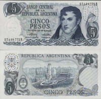 Billet De Banque Argentine Pk N° 294 - 5 Pesos - Argentine