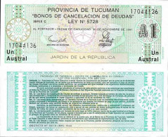 Billet De Banque Collection Argentine - PK N° 2711 - 1 Pesos - Argentine