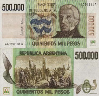 Billet De Banque Argentine Pk N° 309 - 500000 Pesos - Argentine