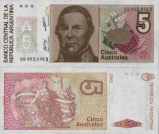 Billets De Banque Argentine Pk N° 324 - 5 Australes - Argentina