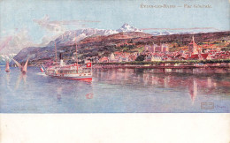 FRANCE - Evians Les Bains - Vue Générale - Carte Postale Ancienne - Evian-les-Bains