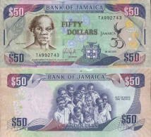 Billet De Banque Collection Jamaïque - PK N° 89 - 50 Dollar - Jamaique