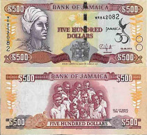 Billet De Banque Collection Jamaïque - PK N° 91 - 500 Dollars - Jamaica