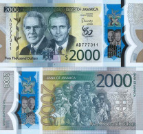 Billet De Banque Collection Jamaïque - W N° 100 - 2 000 Dollars - Giamaica