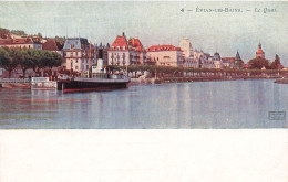 FRANCE - Evians Les Bains - Le Quai - Carte Postale Ancienne - Evian-les-Bains