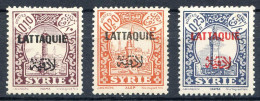 Réf 81 > LATTAQUIÉ < N° 20 + 22 * * Neuf Luxe - MNH * * + 21 * Neuf Ch * - Ongebruikt