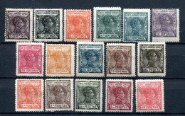 1907.ELOBEY.EDIFIL 35/50*.NUEVOS CON FIJASELLOS(MH).CATALOGO 240€ - Elobey, Annobon & Corisco