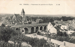 FRANCE - Triel - Panorama Du Quartier De L'Eglise - Carte Postale Ancienne - Triel Sur Seine