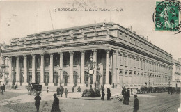 FRANCE - Bordeaux - Le Grand Théâtre - CB - Carte Postale Ancienne - Bordeaux