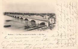 FRANCE - Bordeaux - Le Pont Vue Prise De La Bastide - ND Phot - Dos Non Divisé - Carte Postale Ancienne - Bordeaux