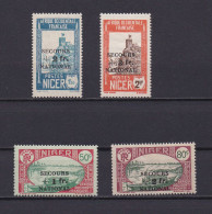 NIGER 1941 TIMBRE N°89/92 NEUF** SECOURS NATIONAL - Neufs