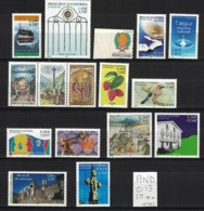 Andorre - French Andorra - Année Complete 2001 ** - MNH Complete Year 2001 - Unused Stamps
