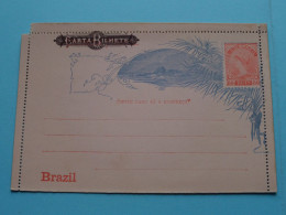 Carte BILHETE / POSTALE ( Lot Of 7 Different Carte ) Brésil - Brazil ( See / Voir SCANS ) ! - Interi Postali