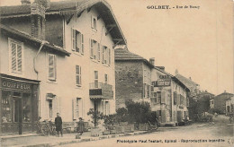 88 - VOSGES - GOLBEY - Rue De Nancy - Coiffeur, Café Godefroy, Animation - 10300 - Golbey