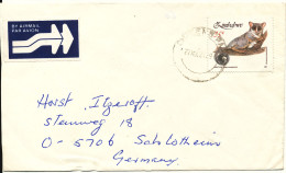 Zimbabwe Cover Sent Air Mail To Germany DDR 27-3-1991 Single Franked - Zimbabwe (1980-...)