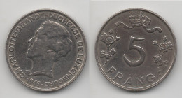 + LUXEMBOURG  + 5 FRANG 1949 + - Luxembourg