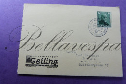 Geiling Briefmarken Nürberg Carl Stehfest Gera  10-12-1937 Swastika Deutsches Reich - War 1939-45