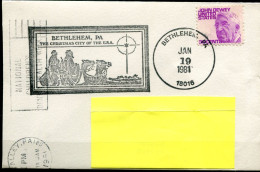 Jan 19 1981 Cover From BETHLEHEM Pa Christmas City Of The USA - Stamp 30c JOIHN DEWEY - Cover To Belgium - Storia Postale