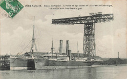 FRANCE -  Saint Nazaire - Bassin De Penhoet - La Grue - Le Versailles Et Le Saint Servan à Quai - Carte Postale Ancienne - Saint Nazaire