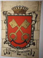 CPSM BARRE DAYEZ 1295 X Comté Venaissin SignéeBlason 10x15 Cm - Otros