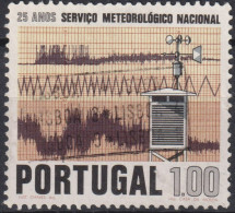 1971 Portugal ° Mi:PT 1146, Sn:PT 1113, Yt:PT 1126, Automated Weather Data Registration & Weather Station - Oblitérés