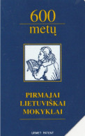 Lithuania, LTU-M27, 600 Years To The Lithuanian School, 2 Scans. - Lithuania
