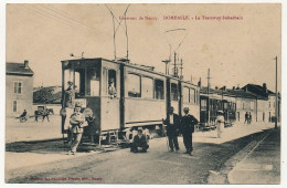 CPA - DOMBASLES (Meurthe Et Moselle) - Le Tramway Suburbain - Autres & Non Classés
