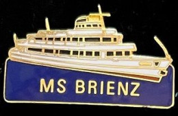 BATEAU - NAVIRE - BOAT - BOOT - BARCA - MS BRIENZ - SCHWEIZ - SUISSE - SWITZERLAND - SVIZZERA - EGF -   (ROSE) - Schiffahrt