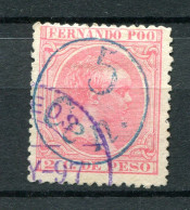 1896/1900.FERNANDO POO.EDIFIL 40A.USADO.CATALOGO 22€ - Fernando Poo