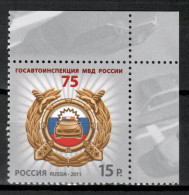 Russia 2011 Rusia / Traffic Police MNH Policía De Tráfico Polizei / In93  C5-29 - Polizei - Gendarmerie