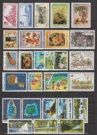 POLYNESIE - 1992 -ANNEE COMPLETE YVERT N°399/425 ** MNH - COTE 2017 = 50.6 EUR. - - Années Complètes