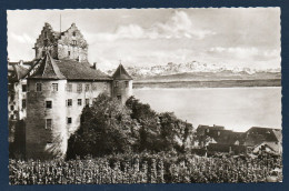 Allemagne. Meersburg Am Bodensee. Château-fort( VIIè S.) Sur Le Lac De Constance. Alpes Suisses Avec Le Säntis. - Meersburg