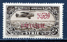 Réf 81 > LATTAQUIÉ < PA N° 2 * Neuf Ch - MH * ---- > Poste Aérienne -- Aéro - Unused Stamps