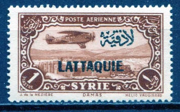 Réf 81 > LATTAQUIÉ < PA N° 3 * Neuf Ch - MH * ---- > Poste Aérienne -- Aéro - Unused Stamps