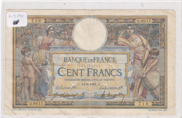 BILLET DE BANQUE )  CENTS FRANCS  14.9.1921 - Autres - Europe