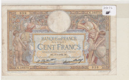 BILLET DE BANQUE )  CENTS FRANCS  3.3.1932 - Sonstige – Europa