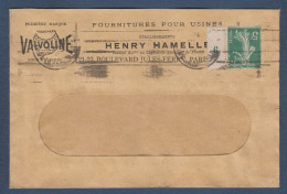 Perforé H.H. Sur Enveloppe Henry  Hamelle - Cartas & Documentos