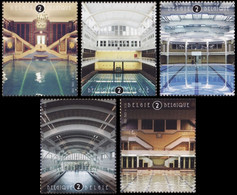 5031/5035**(BL302) - Piscines : Une Architecture D'exception / Zwembaden: Uitzonderlijke Architectuur / Schwimmbäder - Ongebruikt