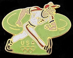 JEUX OLYMPIQUES TEAM USA - OLYMPICS GAMES - ETATS UNIS AMERIQUE - ANNEAUX - COACH - BASEBALL - EGF -   (ROSE) - Baseball